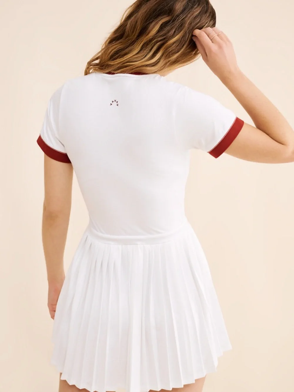 VARLEY Women’s White Pleated Trent Tennis Pickleball Court Dress EUC S - Picture 3 of 8